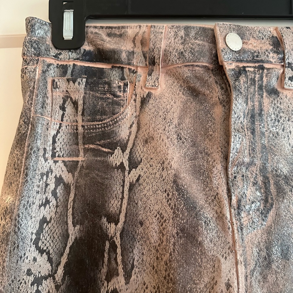 L’agence Margot High Rise Skinny Snake Skin Pants - Picture 8 of 12